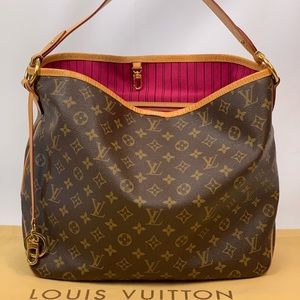 Authentic Louis Vuitton Delightful MM Pivoine